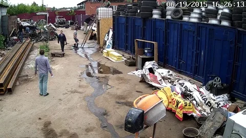 VV955 Building site fail! Stock-Footage 129459148