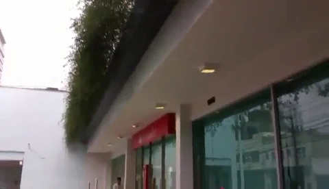 VV970 Skateboard jump gone wrong! Stock-Footage 129456999