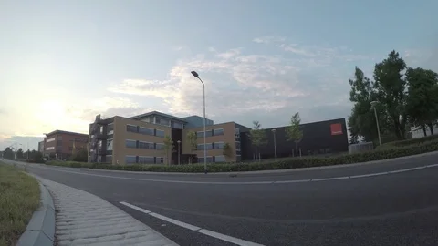 VW Caddy on the road Stock Footage 83626979