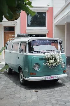 VW camper Van Stock Photos