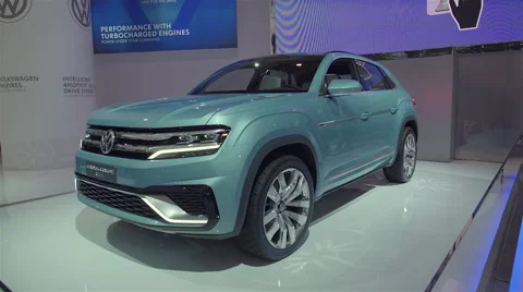 VW Cross Coupe GTE Concept Stock Footage 47630054