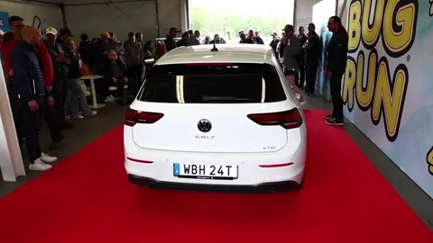 VW Golf, exclusive preview Stock Footage 277210696