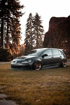 VW Golf GTI mk7 Stock Photos