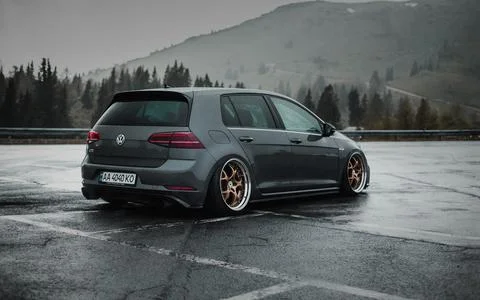 VW Golf GTI mk7 Stock Photos