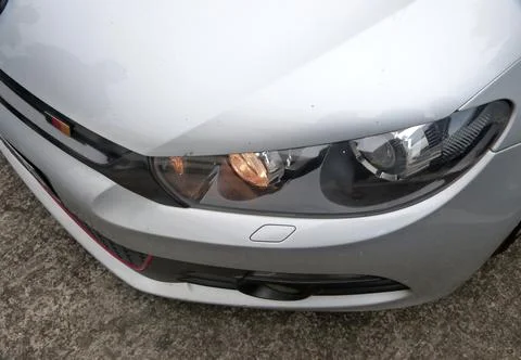 VW Scirocco Head Lamp Stock Photos