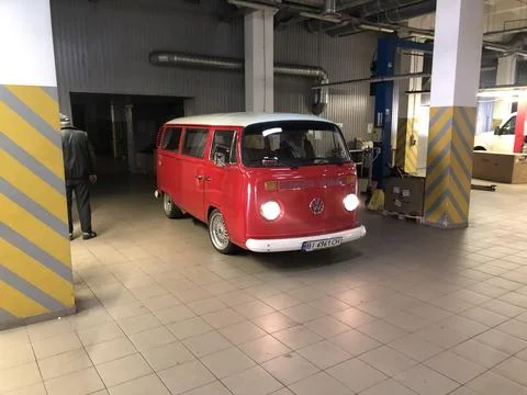 VW transporter 2 Stock Photos