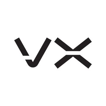 Vx initial letter vector logo icon Stock-Illustration