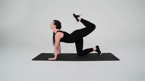 Vyaghrasana (Tiger Pose) Stock Footage 314186185