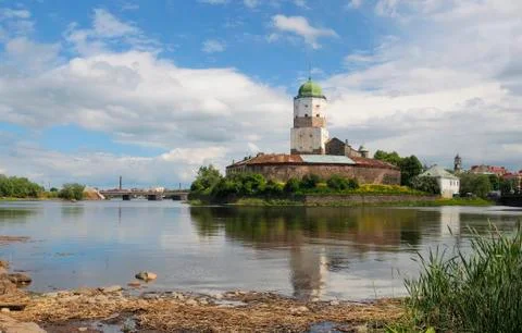 The Vyborg Castle Stock Photos