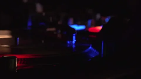 Vynil Disc Spinning Stock Footage 146333411