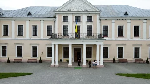 Vyshnivets Palace Stock-Footage 297097002