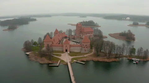 Vytautas Castle Stock Footage 236306565