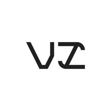 Vz initial letter vector logo icon Stock Illustration