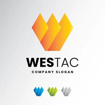 W Logotype Template Stock Illustration