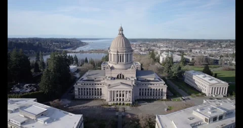 WA State Capitol 4K Stock Footage 269237645