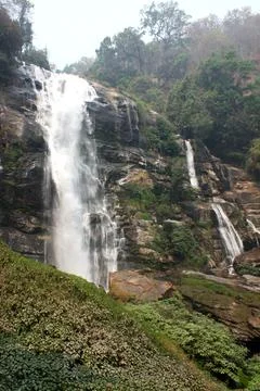 Wachirathan Falls. Stock Photos