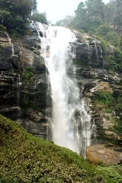 Wachirathan Falls. Stock Photos