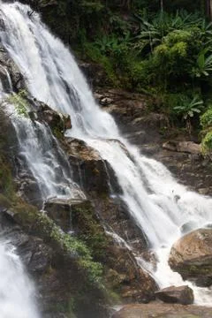 Wachirathan waterfall Stock Photos