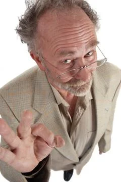 Wacky professor Stock Photos