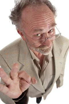 Wacky professor Foto stock