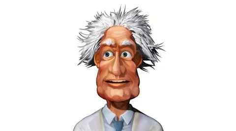 Wacky Scientist Personality ( Five Separate Clips) Stock Footage 21235532