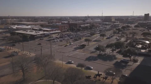 Waco, Texas drone Stockbeeldmateriaal 99847521