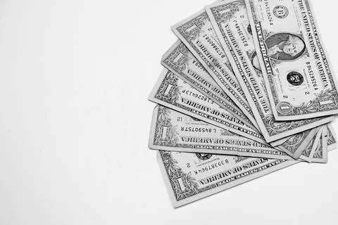 A wad of US dollars Stock Photos