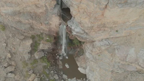 Wadi Darbat or sometimes spelled Dharbat in Salalah, Dhofar- Sultanate of Oman Stock Footage 110835931