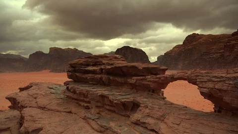 Wadi Rum desert 1 Stock Footage 83446952