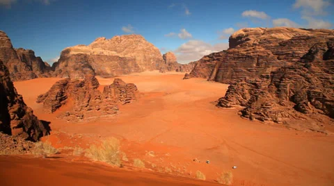 Wadi Rum desert, Jordan Stock Footage 33826069