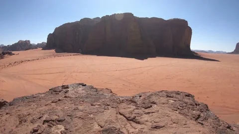 Wadi Rum Desert in Jordan Stock Footage 169963251