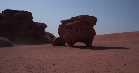 Wadi Rum Drone DJI 4K - Lawrence’s spring 2 Stock Footage 90289302
