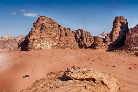 Wadi Rum Landscape Foto stock