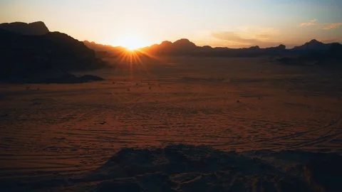 Wadi Rum Sunset Timelapse 4K Video stock 98993028