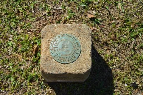 Wadley Town Elevation Marker Stock Photos