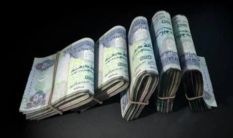 Wads Of Notes Pile Dark イラスト素材