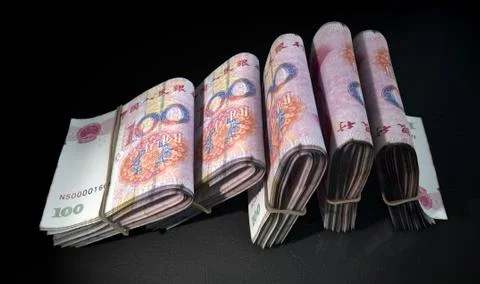 Wads Of Notes Pile Dark イラスト素材