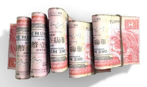 Wads Of Notes Pile Light Stock Photos