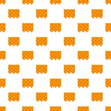 Wafer biscuit pattern with repeating sweet food Stock Illustration