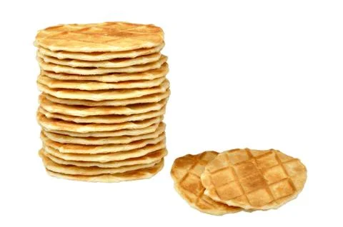 Wafer biscuits Stock Photos