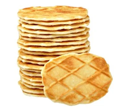 Wafer biscuits Stock Photos