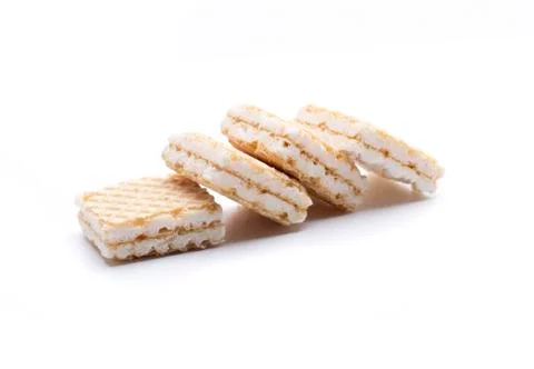 Wafer biscuits Stock Photos
