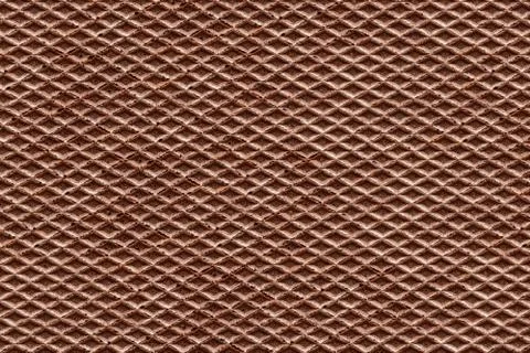 Wafer with chocolate background Stock Photos