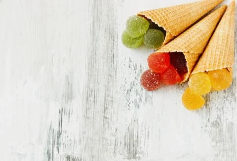 Wafer cone Foto stock