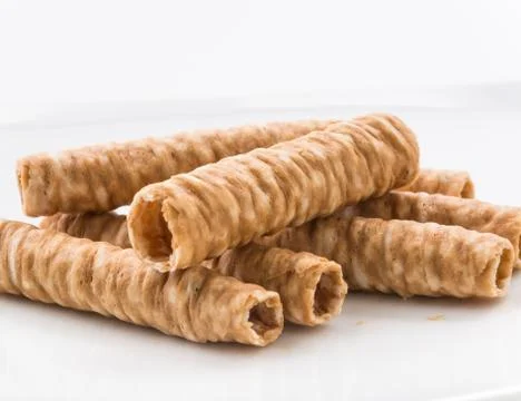 Wafer roll Stock Photos