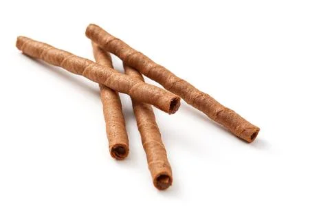 Wafer rolls Stock Photos