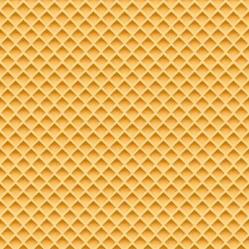 Wafer Seamless Pattern. Vector Illustration Illustrazione stock