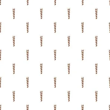 Wafer sticks chocolate pattern seamless background Illustrazione stock
