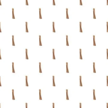 Wafer sticks seamless pattern on white background Stock Illustration