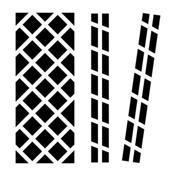 Wafer Vector Icon Design Illustration Stock Illustration